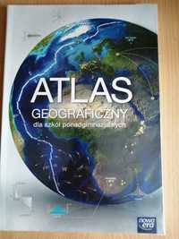 Nowy Atlas geograficzny dla szkół ponadgimnazjalnych.