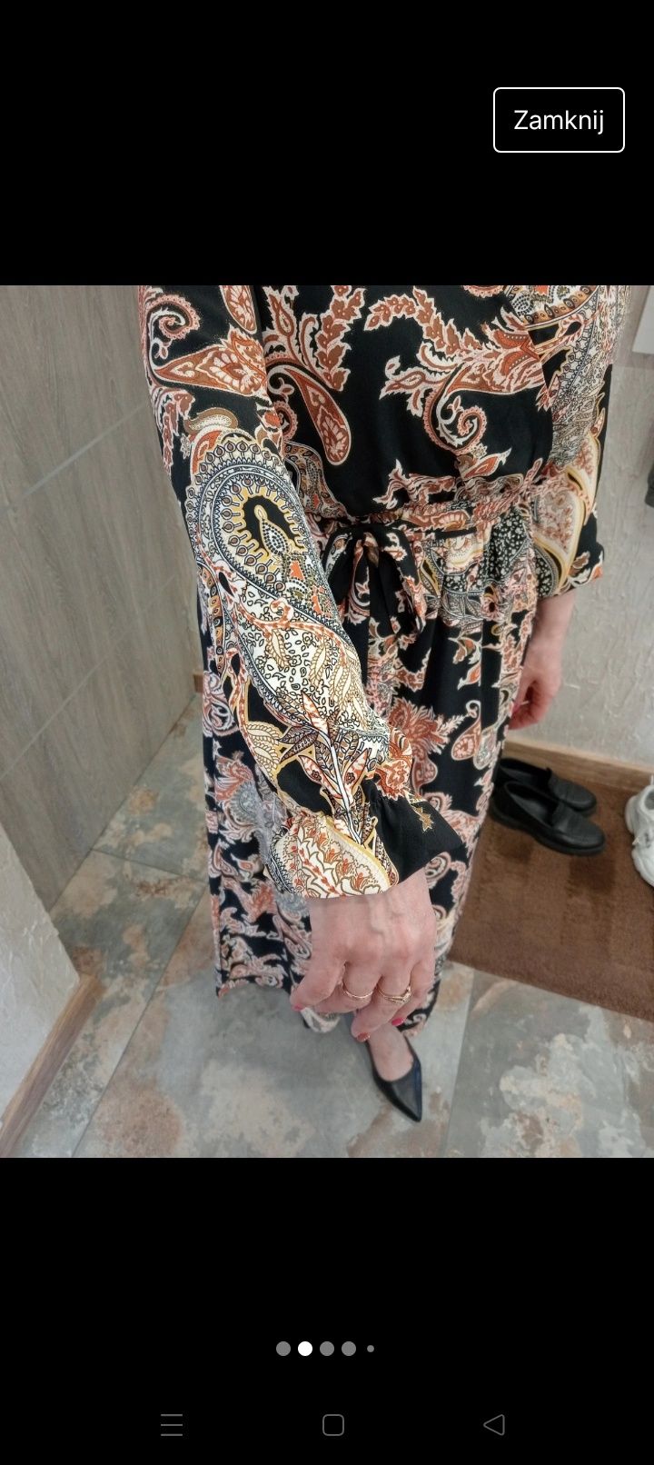 Sukienka elegancka midi