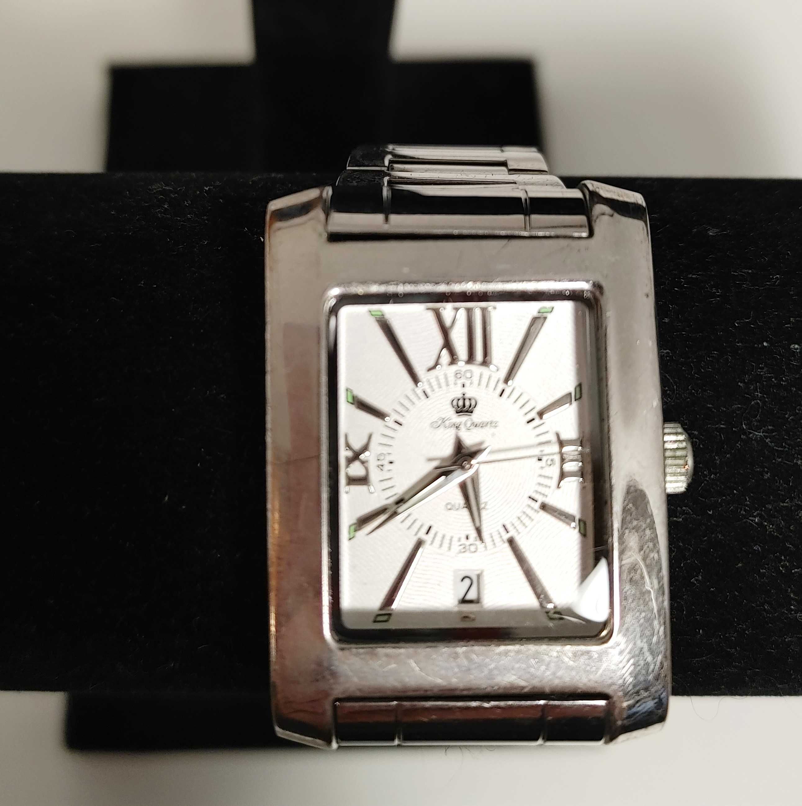 Zegarek naręczny Vibtage King Quartz lata 80 te XX wieku