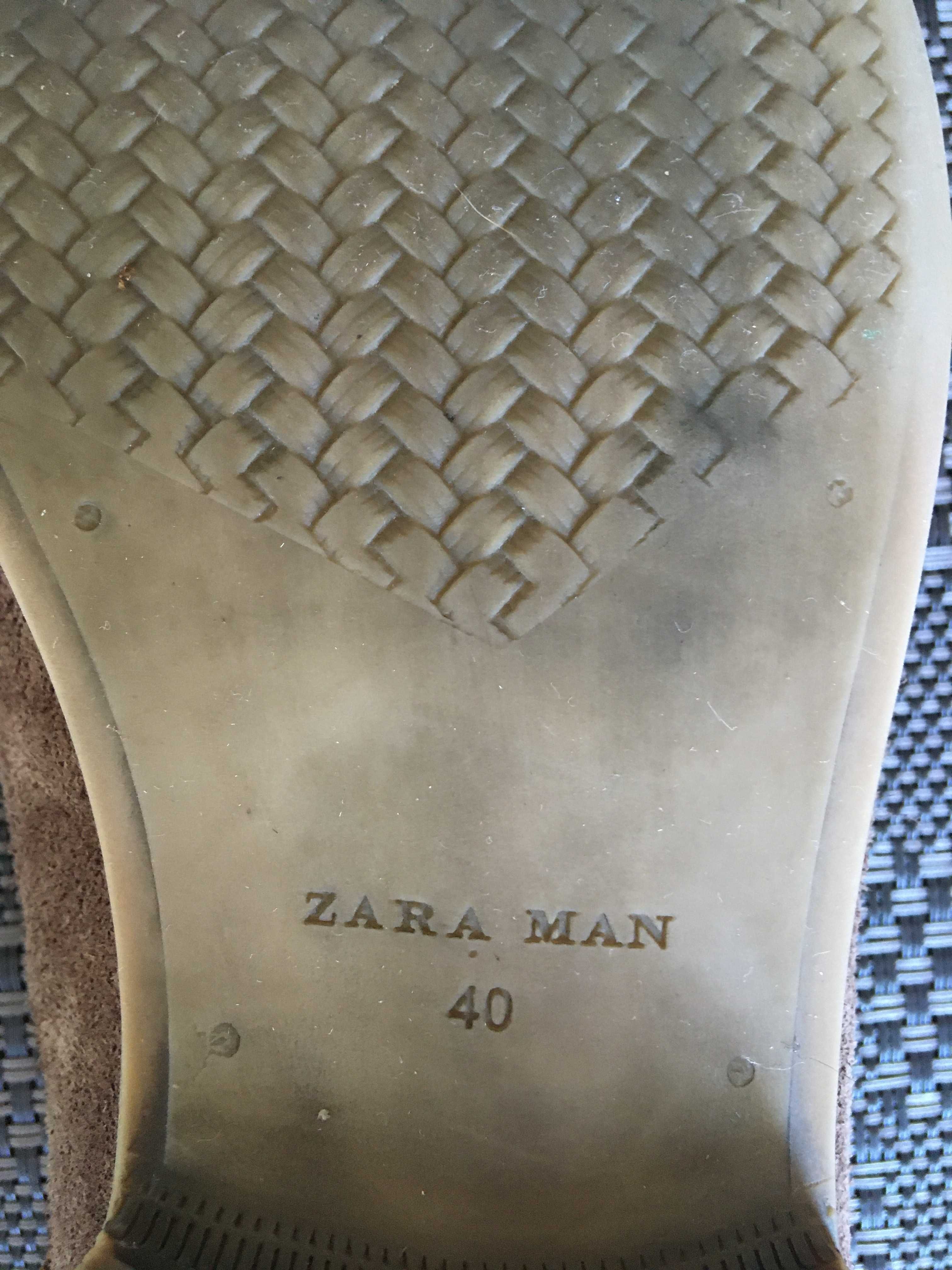 Туфлі чоловічі класичні замшеві ZARA MAN