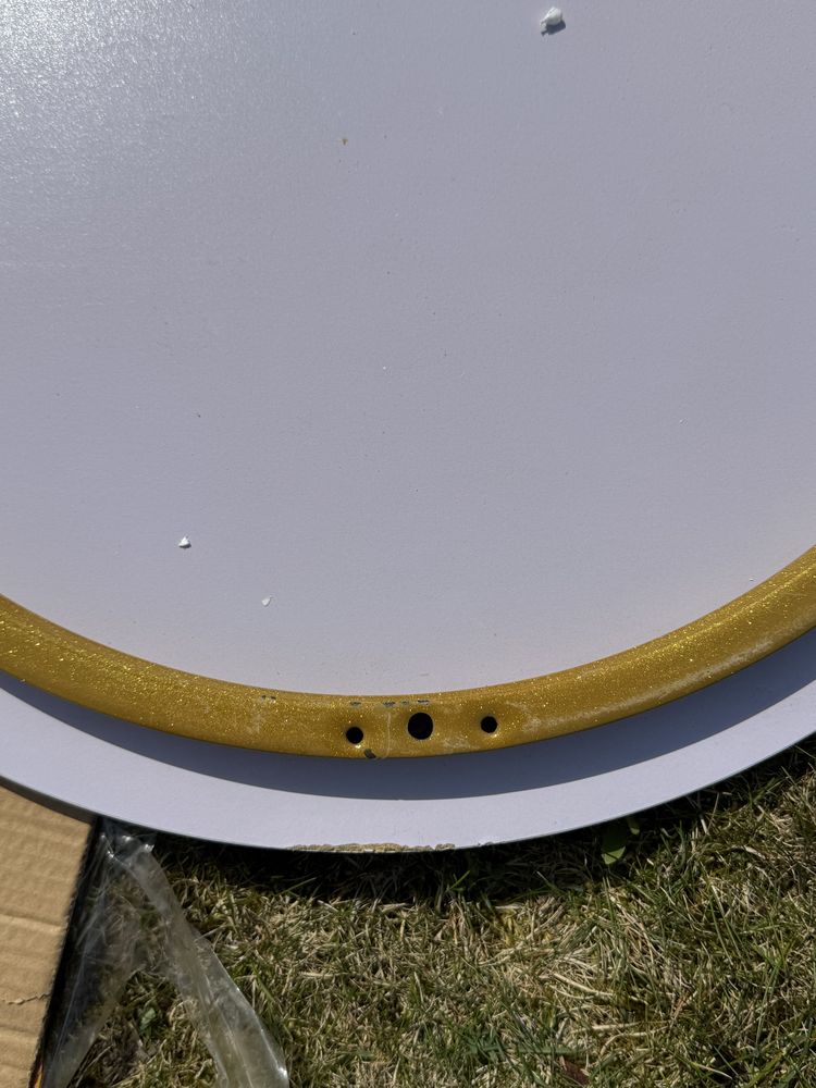 Stolik kawowy marmur złoty 60x100