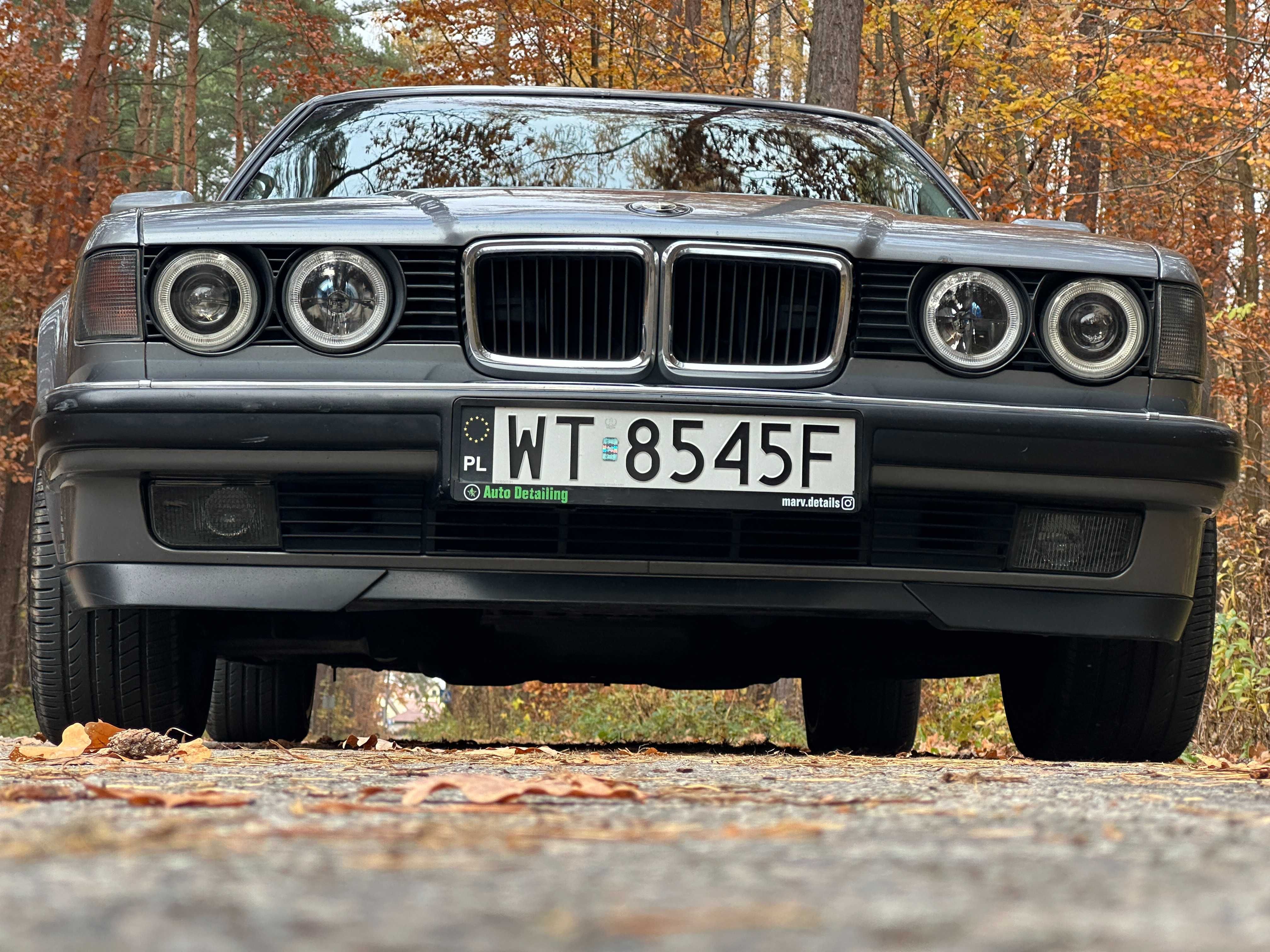 BMW Seria 7 BWM 7 E32 1994 Skóra Manual