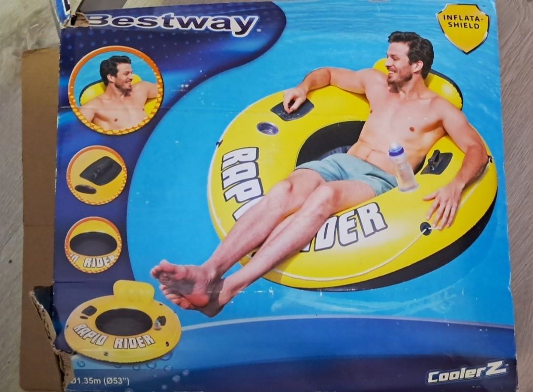 Fotel materac do pływania Bestway Rapio Rider 1,35 m