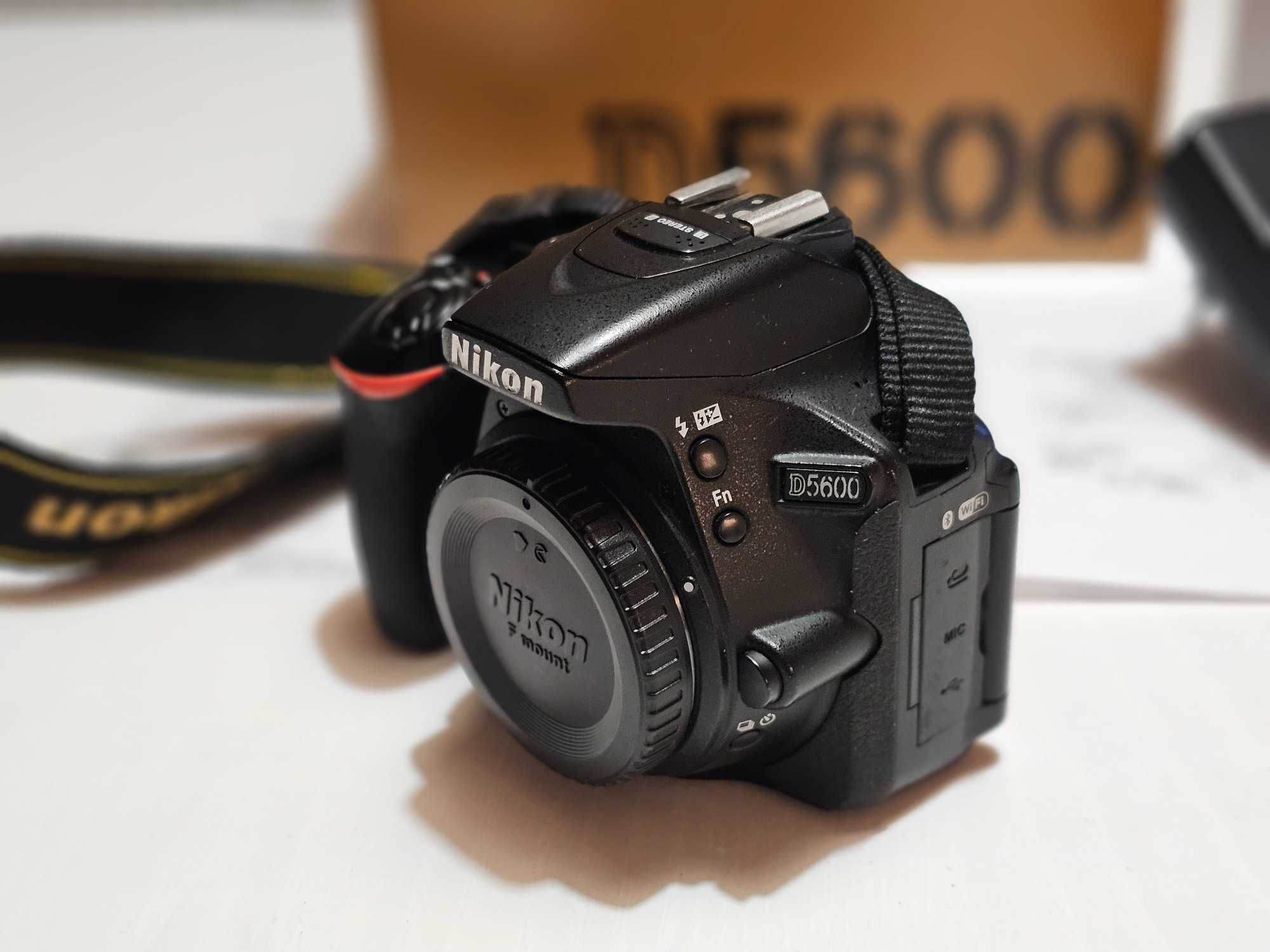Lustrzanka Nikon D5600 zestaw okazja najtaniej torba mały przebieg