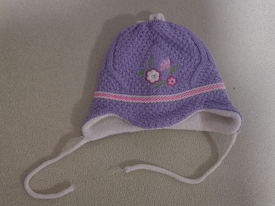 Czapka zimowa z szalikiem