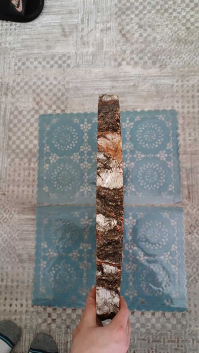 Plaster drewna ślub wesele tort