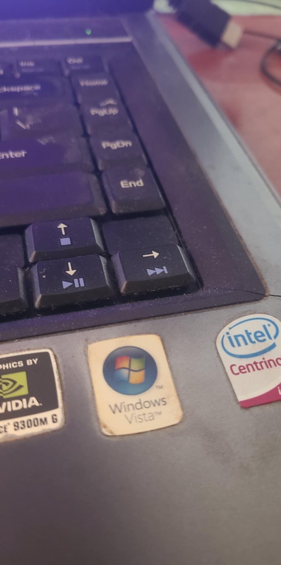 Komputer Asus F3S uszkodzony