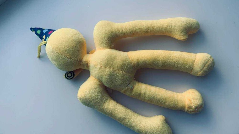 М'яка плюшева іграшка для дітей райдужні друзі роболокс Жовтий