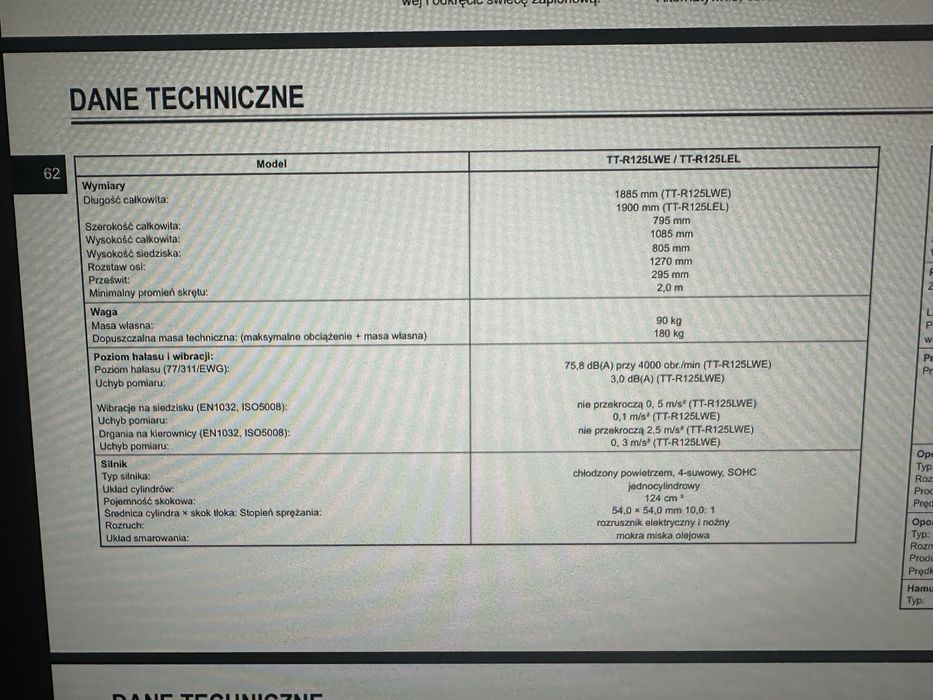 Yamaha 125 TT-R 2022 Pierwszy Właściciel