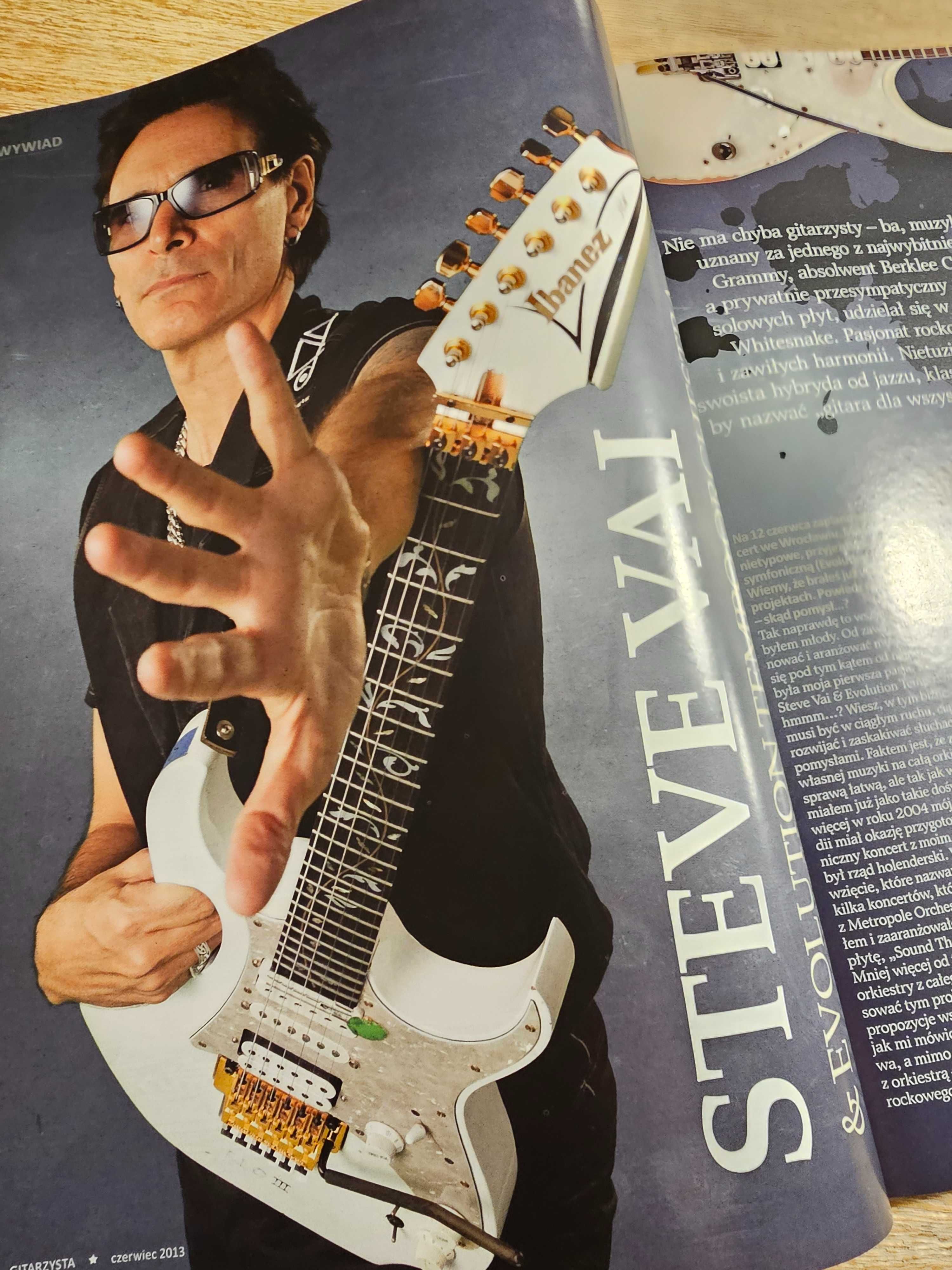 Gitarzysta #90 + Basista #33 6/2013 - Tony Iommi, Steve Vai, Gus G.