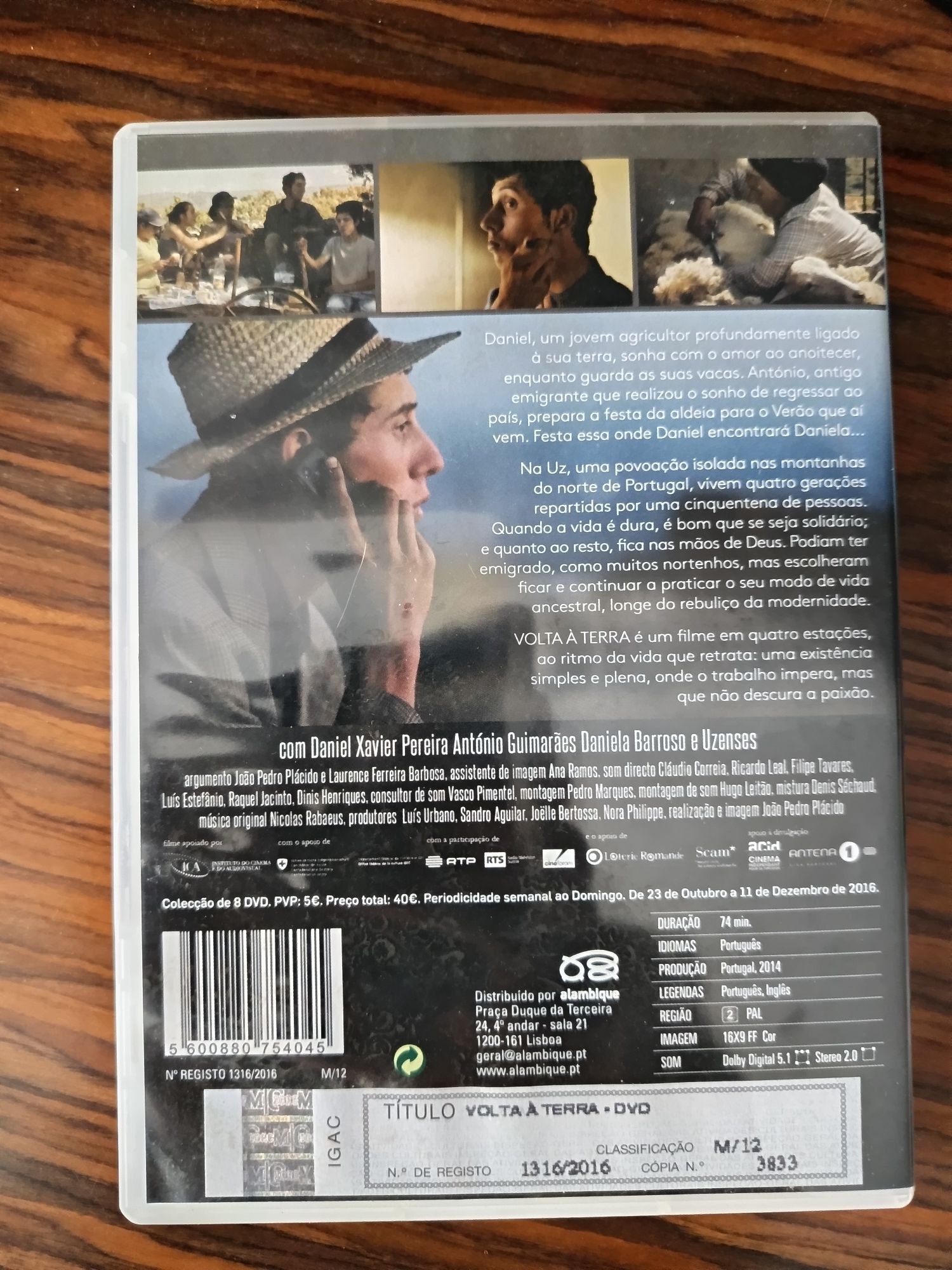 DVD volta a terra