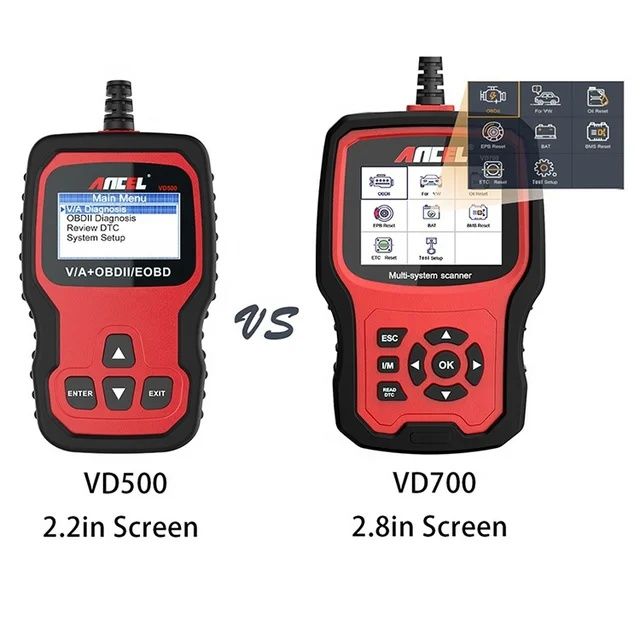 Interface de diagnóstico automóvel ANCEL Vd700 VW AUDI Skoda Seat NOVO