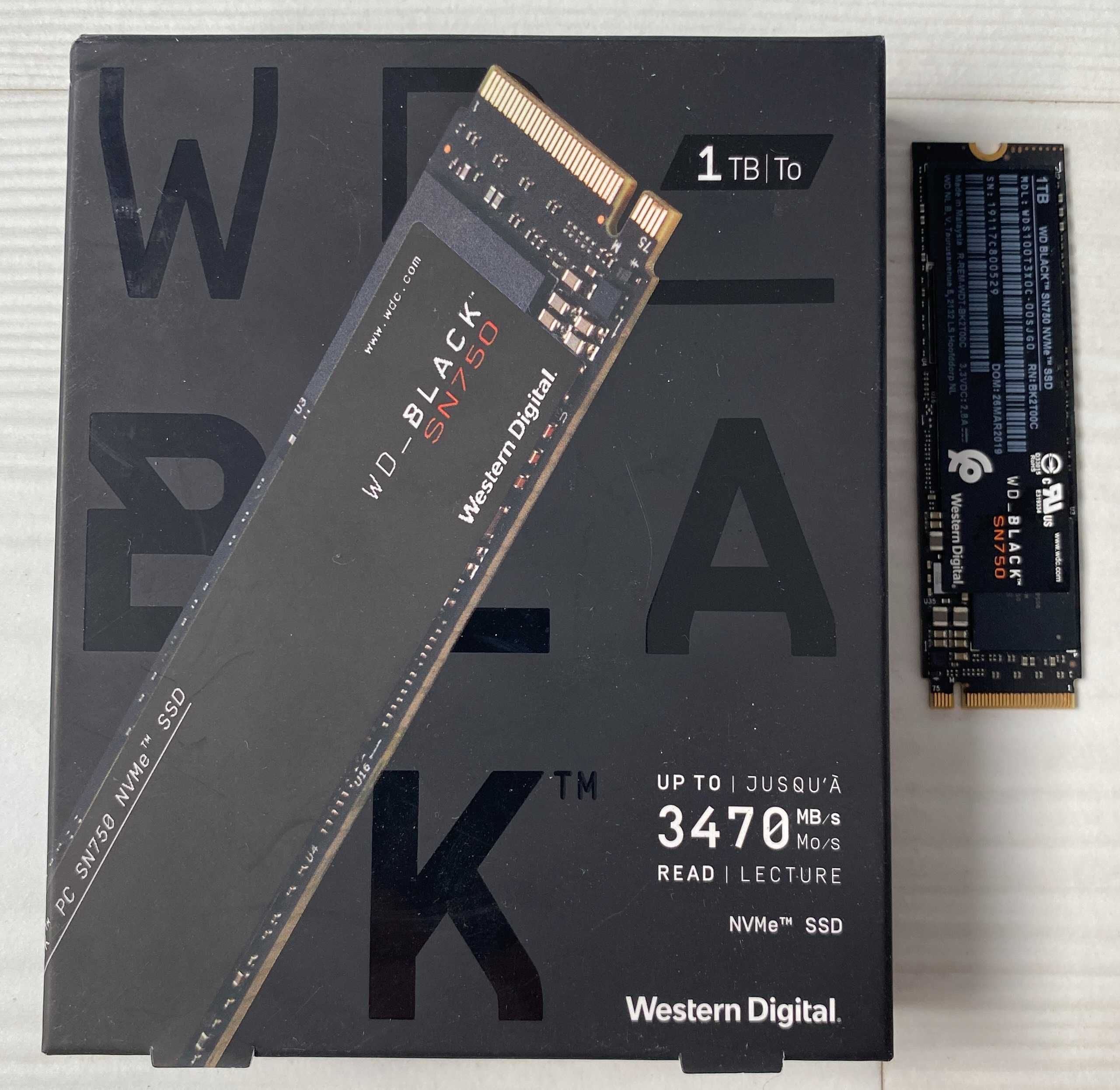 HDD SSD Western Digital WD Purple, Black, Red, Gold