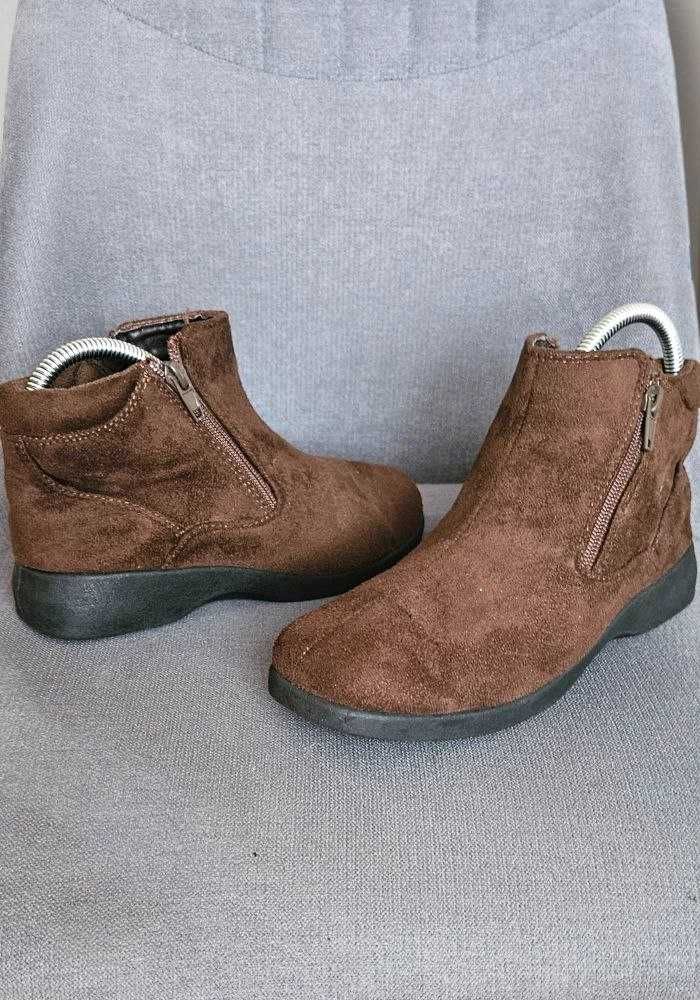 Осенние женские ботинки из искусственной замши Cotton Traders, р. 36