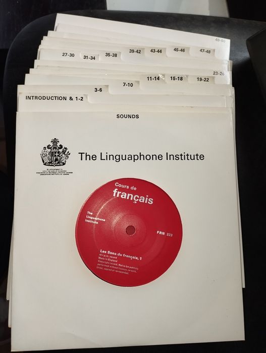 Linguaphone francês com vinil
