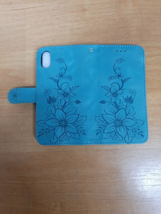 Кожаный телефон чехол-книжка для iPhone X