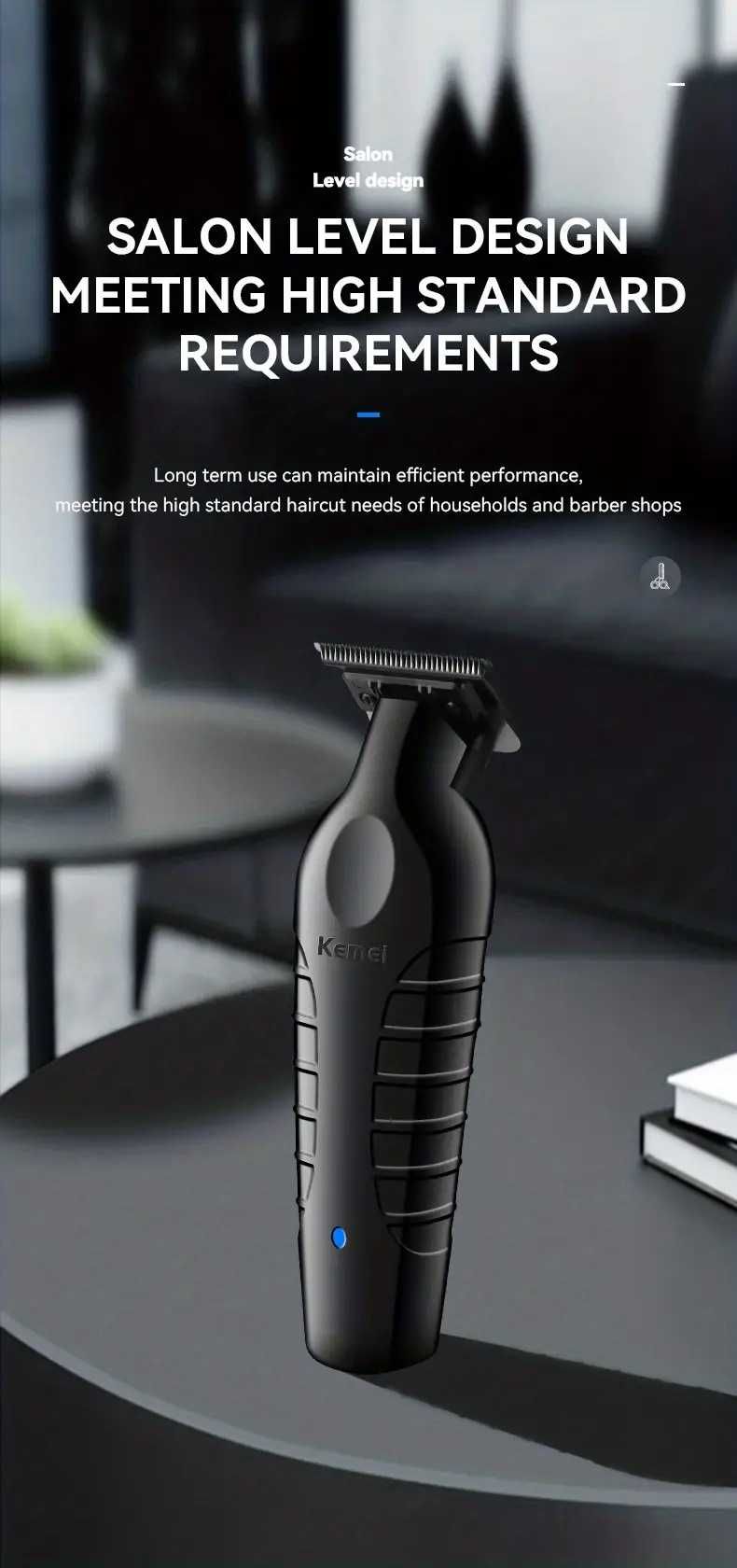 Триммер Kemei KM-2299 для стрижки волос и бороды Hair Clipper