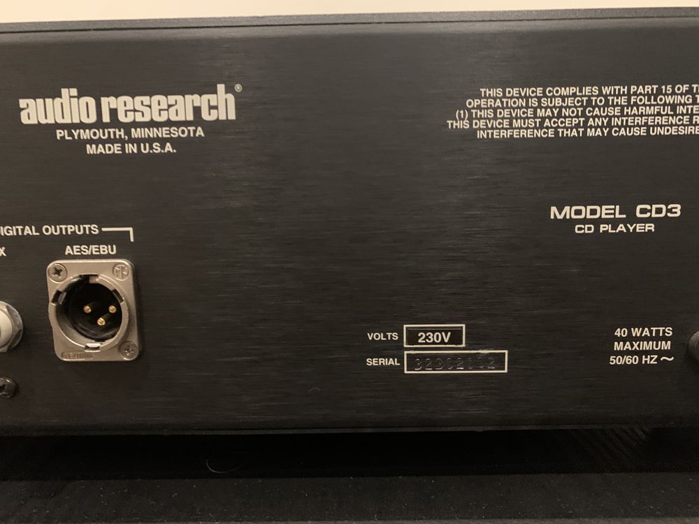 Audio Research CD3