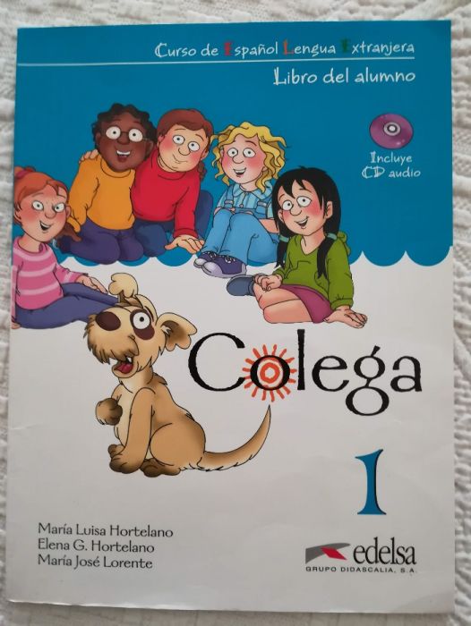 Livro de Espanhol 1.º ano - "Colega 1" e CD audio