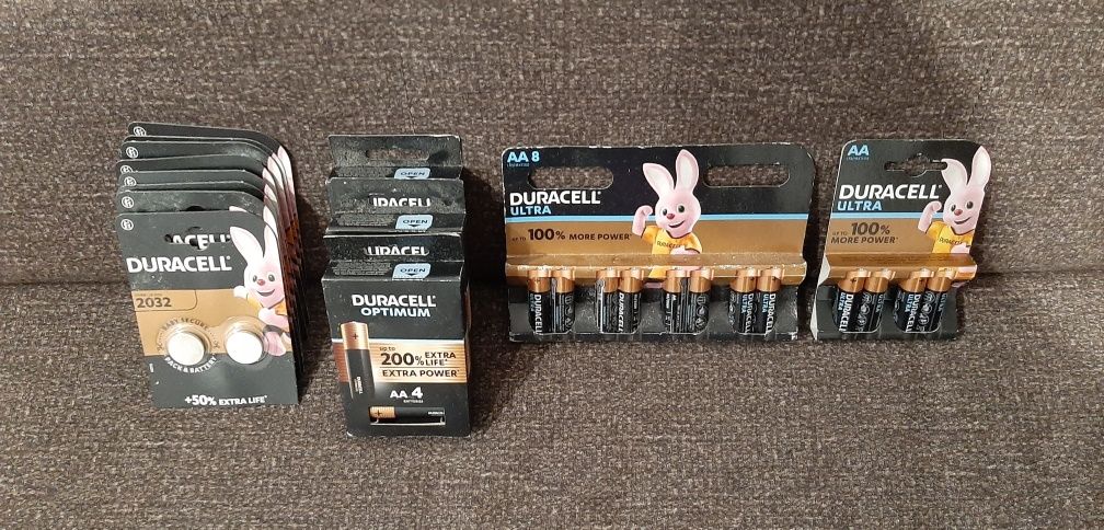 Pilhas duracell vários packs