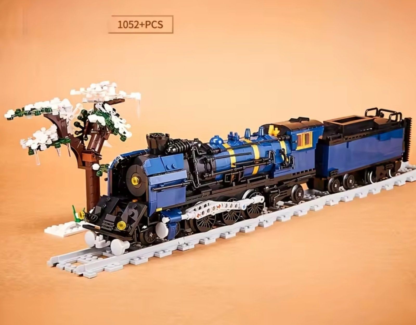 Конструктор паровоз 1в1 Lego Technic 1052 деталей Лего