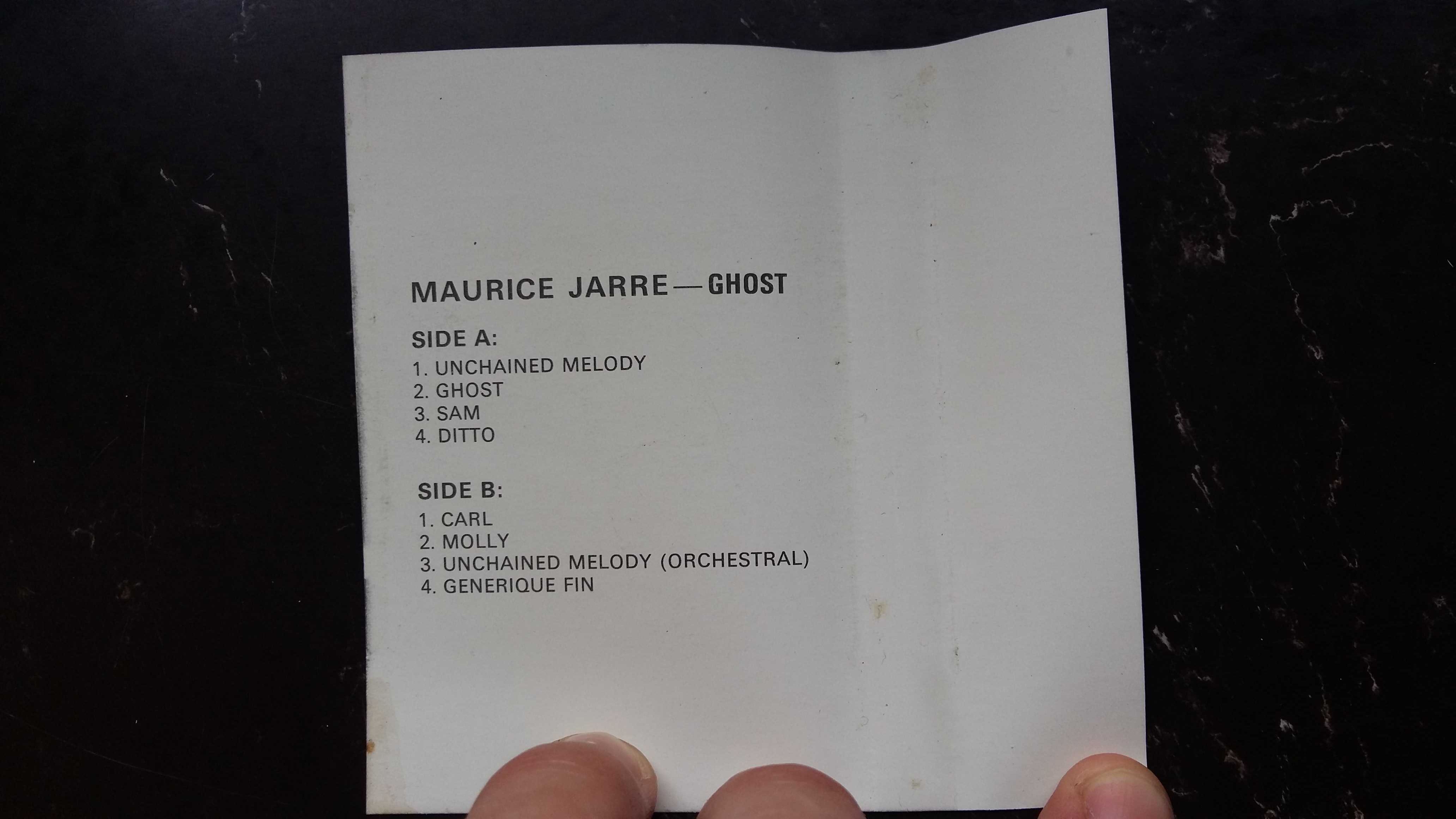 Kaseta magnetofonowa Maurice Jarre- Ghost ,Muzyka Filmowa