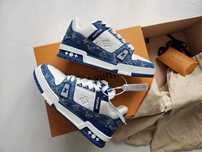 LV1/blue MęskieLouisVuittonUnisexTrampki rozmiar.43