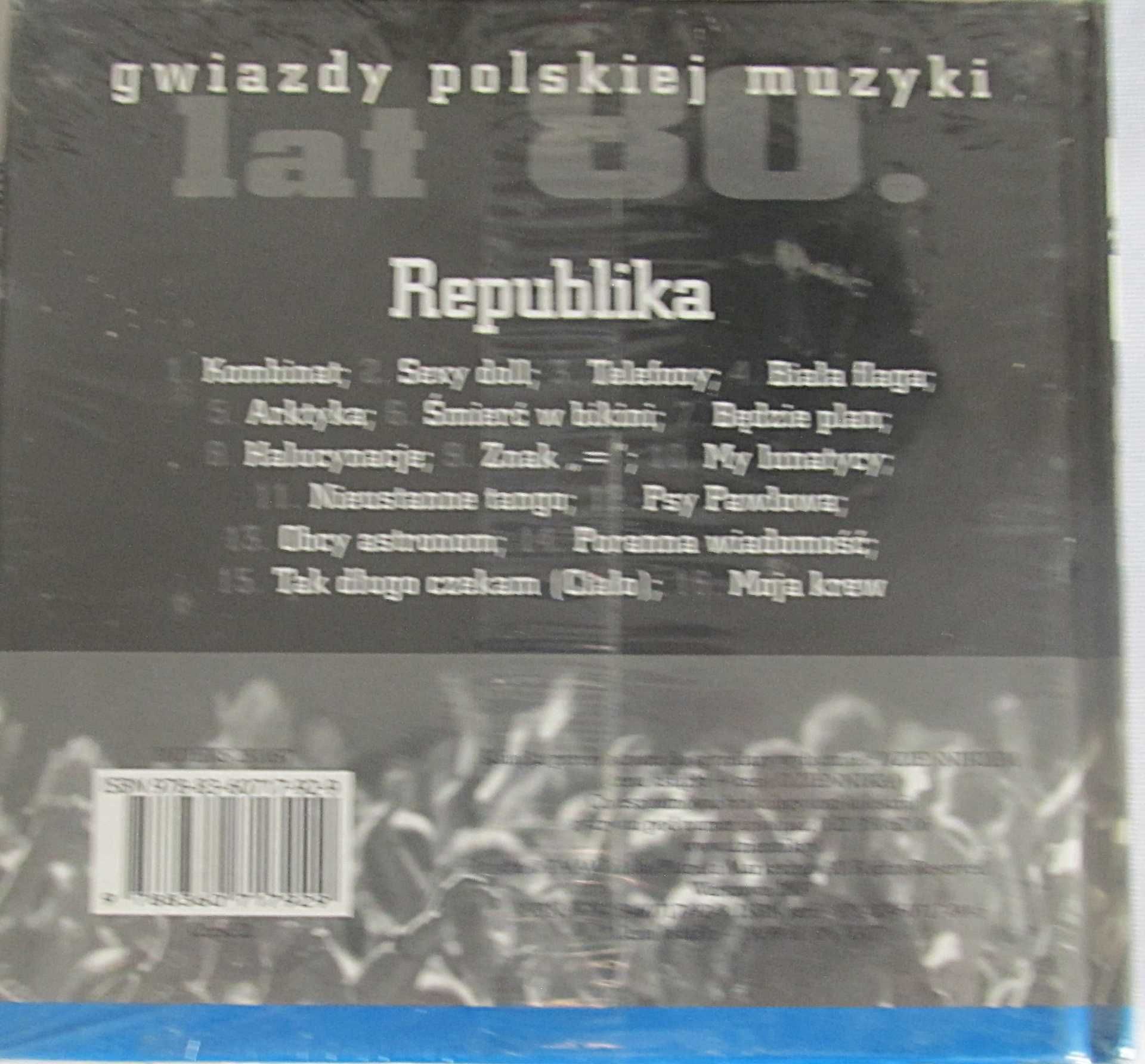 Gwiazdy Polskiej Muzyki Rozrywkowej Lat 80' Republika płyta cd