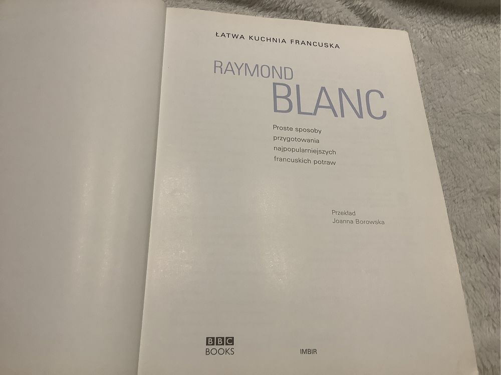 Łatwa kuchnia francuska Blanc