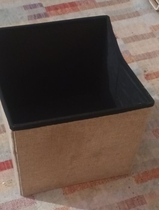 Caixa de arrumação tecido