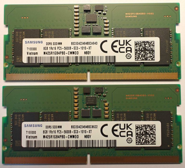 16GB DDR5 2*8Gb SODIMM Samsung 5600Mhz
