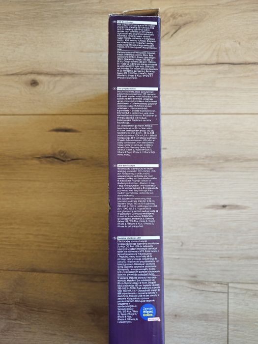 Lampa biurkowa LED 6,2W dotykowa indukcja ładowanie telefonu, Livarno