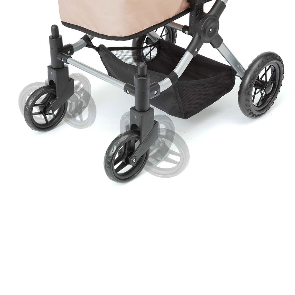 Wózek dla lalek premium 3 w 1 gondola, spacerówka i nosidełko Skrallan