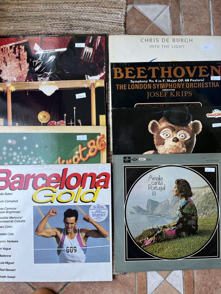 Discos vinil- Vários com preço em cada um