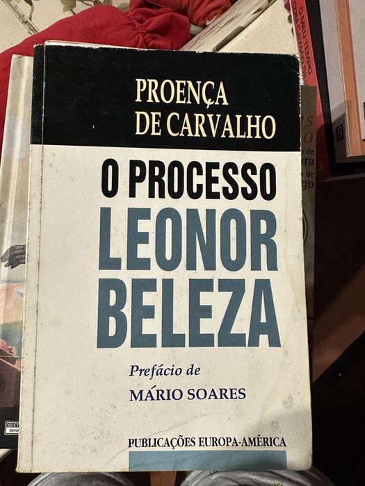Livro PROENCA de CARVALHO - O PROCESSO LEONOR BELEZA