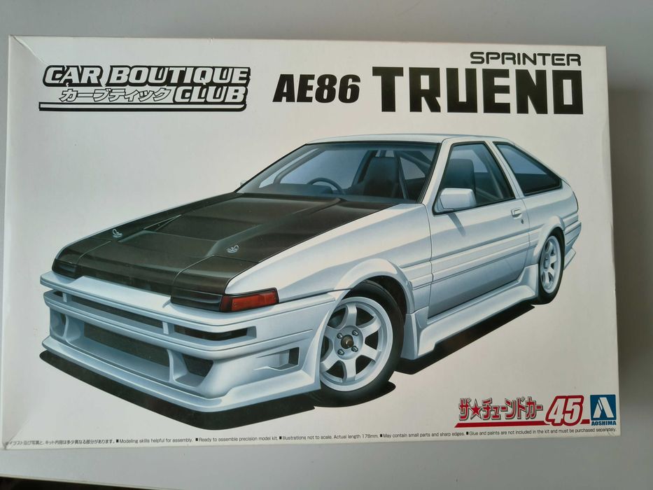 Aoshima Toyota AE86 Sprinter Trueno, model do sklejania