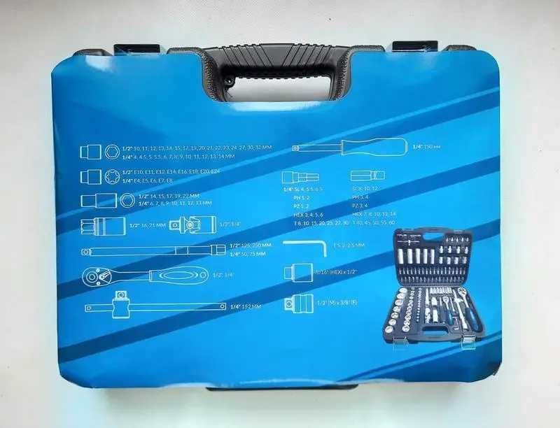 Набір інструментів 108 од. TOOLWIZ набор иструментов ключей из CRV
