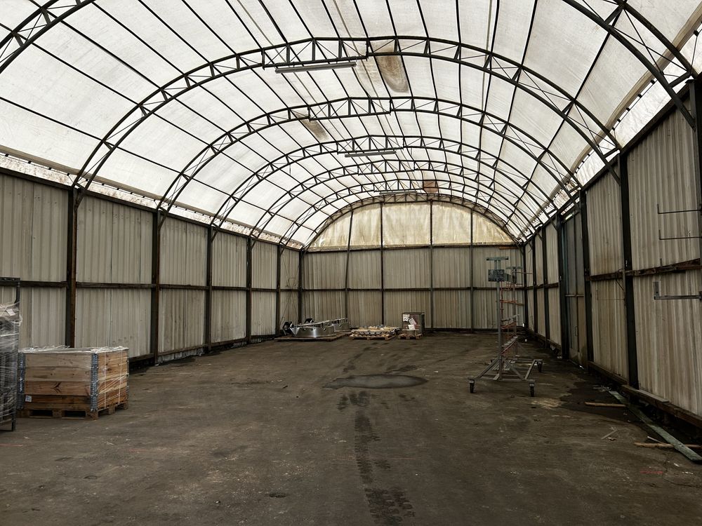 Hala Namiotowa 252m2 SOLIDNA Garaż Gotowa do Ponownego Montażu TRANSPO