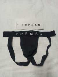 Czarne klasyczne jockstrapy TOPMAN rozmiar S jockstrap sport fun