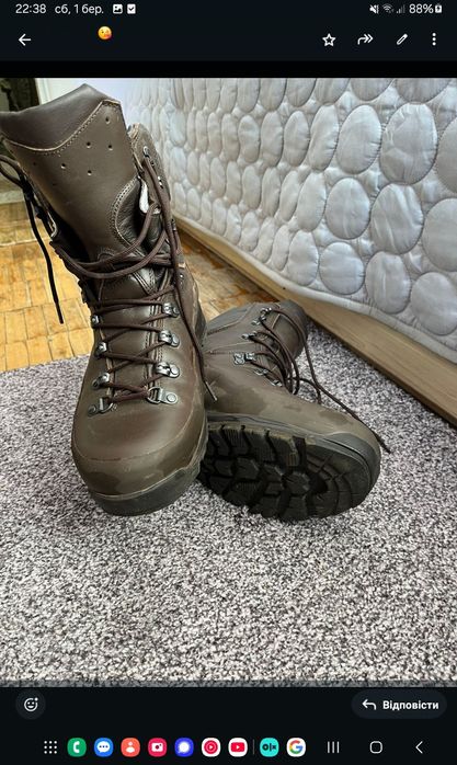 Зимові кожані боти з Британії