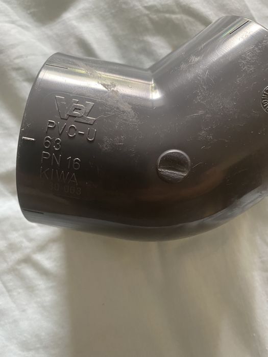 Kolano PVC-U 45  d 63