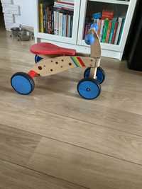 Rowerek trójkołowa drewniany dla dziecka