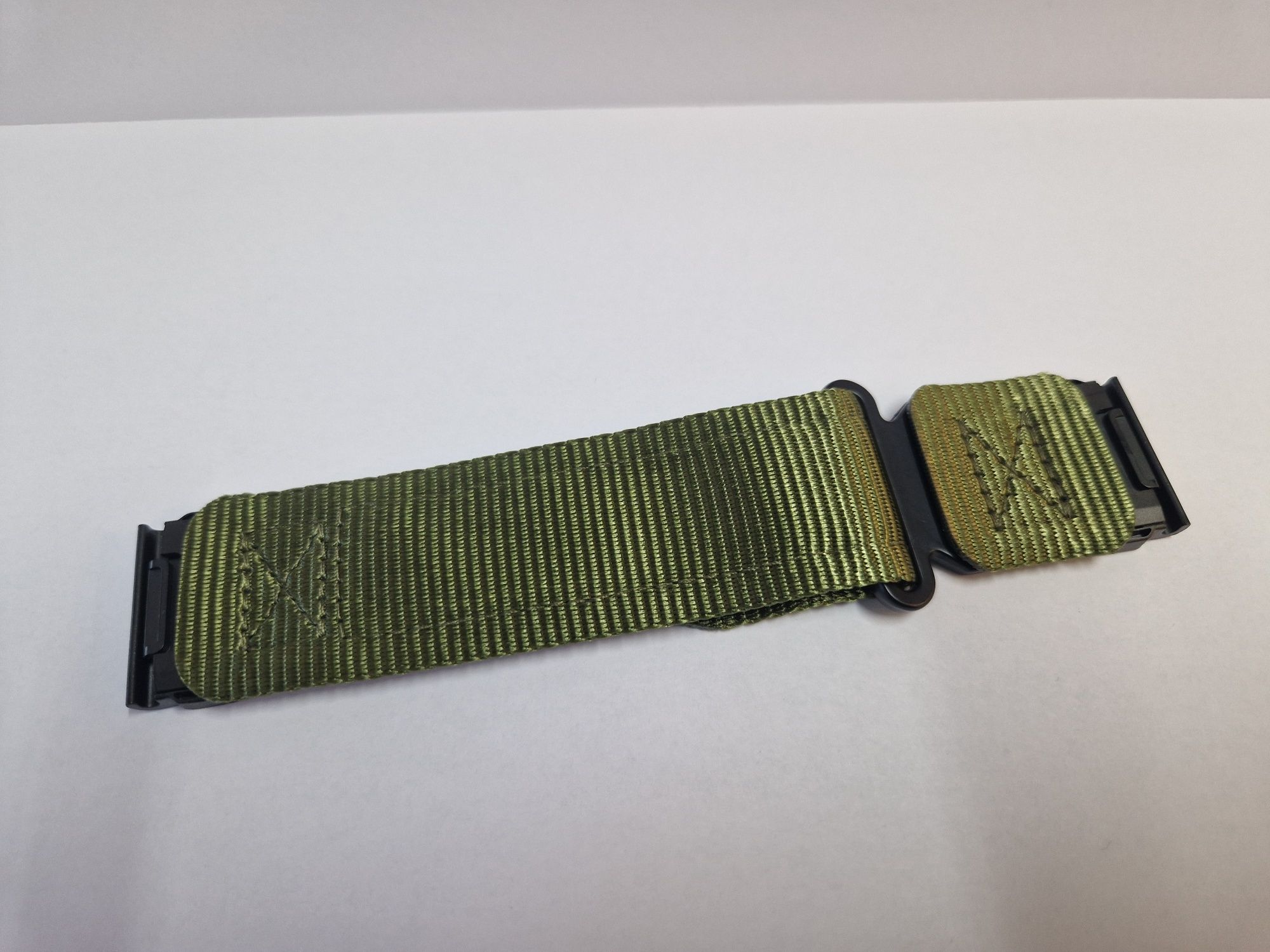 Pasek do Garmin 26mm nylonowy wzór 1 zielony