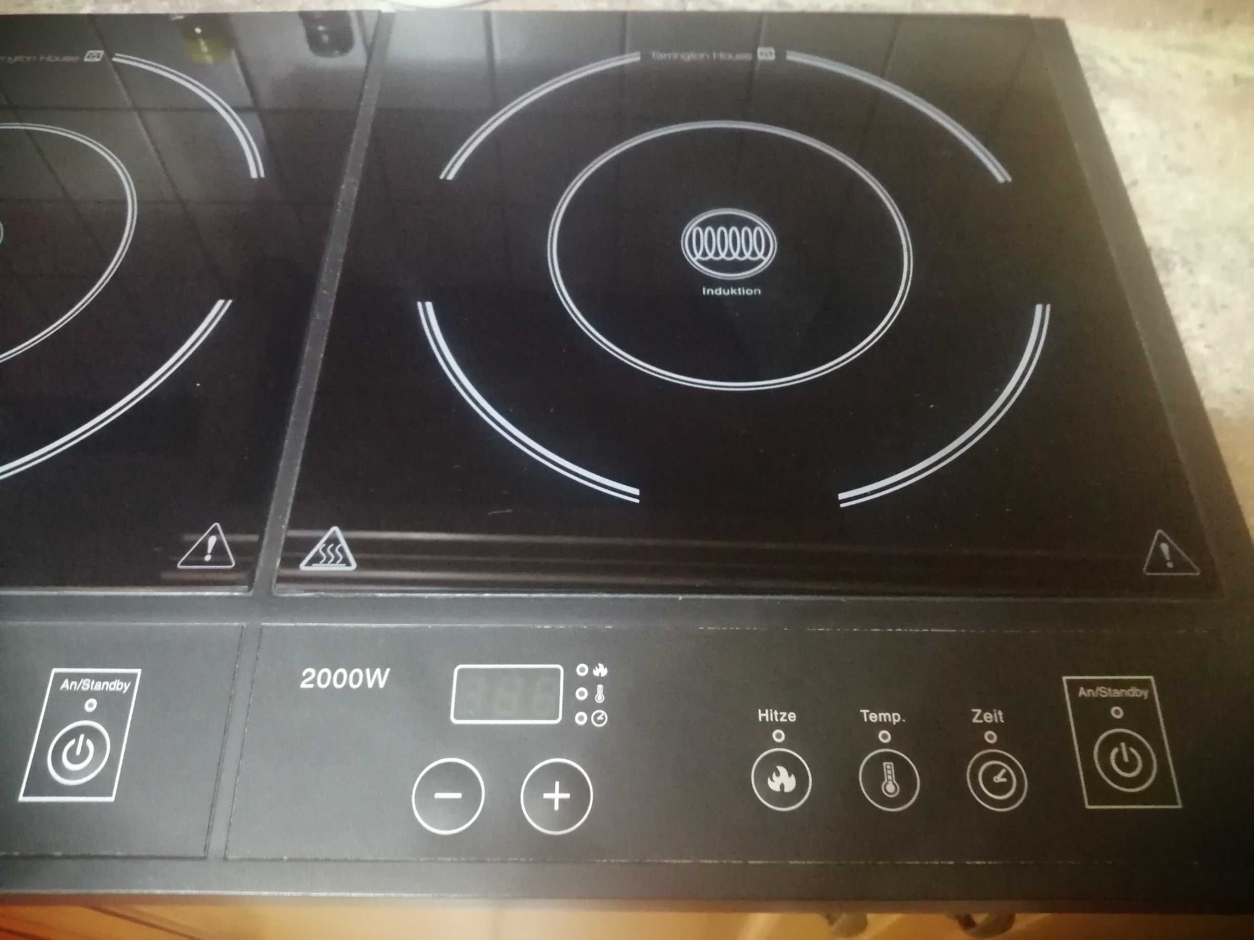 Kuchenka indukcyjna 2 palniki przenosna 1400 i 2000W  Model DIC 3400