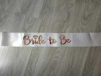 Szarfa Bride to Be