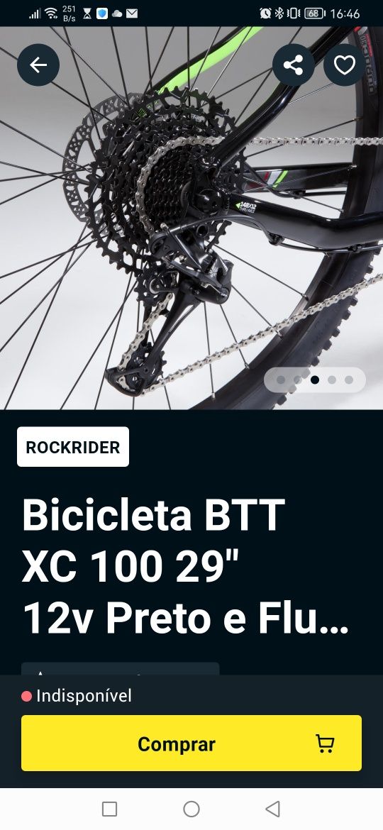 Bicicleta rockrider xc100