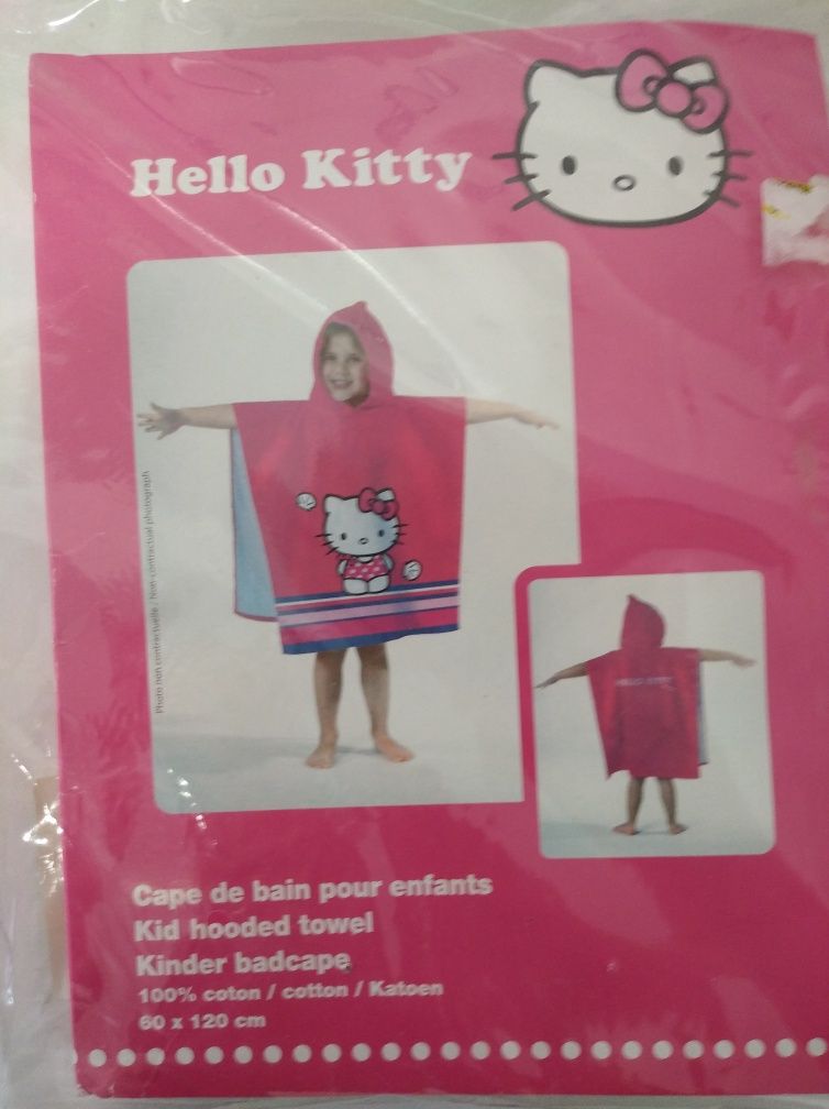 Toalha da Hello Kitty nova com capuz