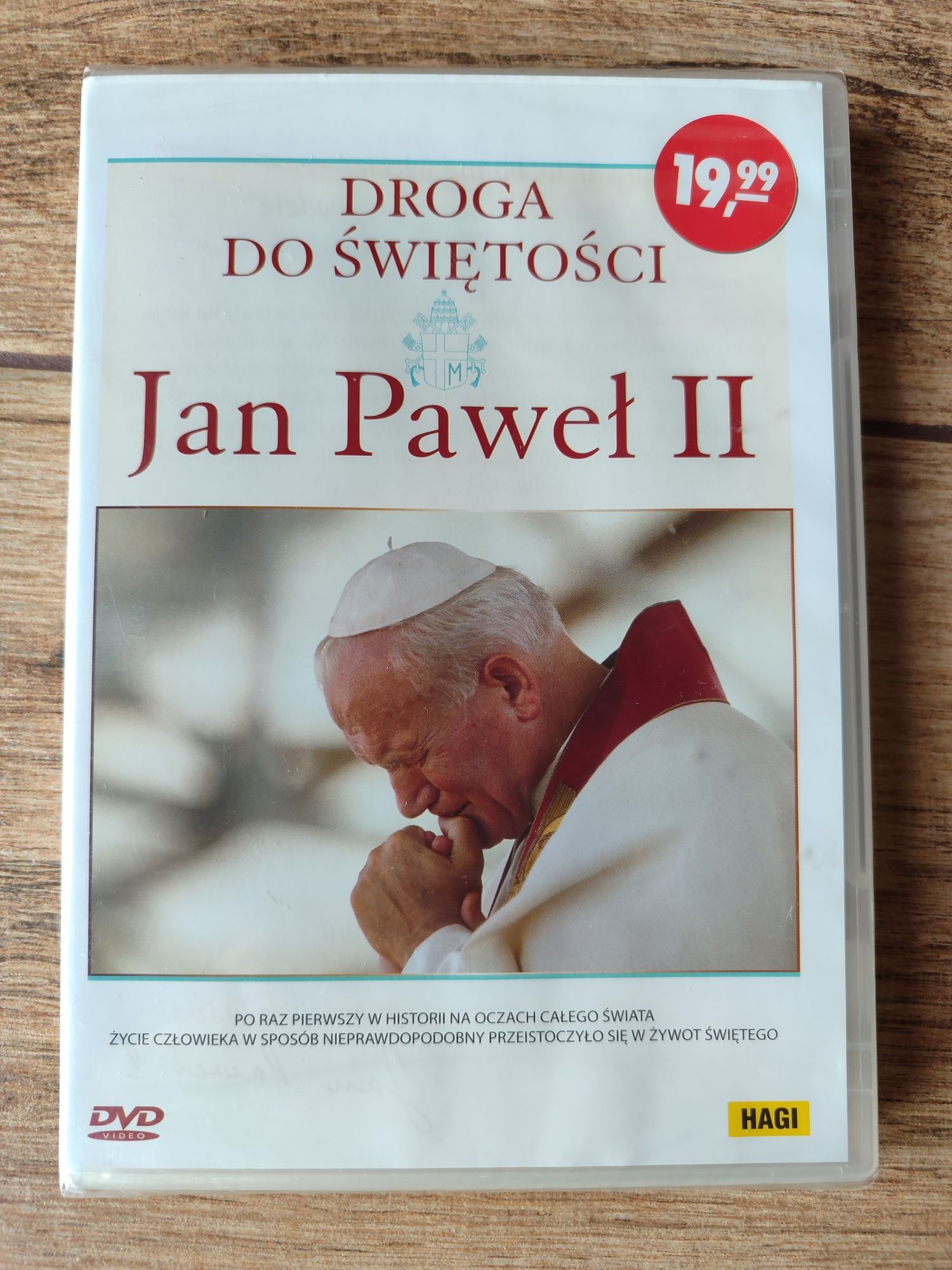 Jan Paweł II droga do świętości dvd Nowa folia