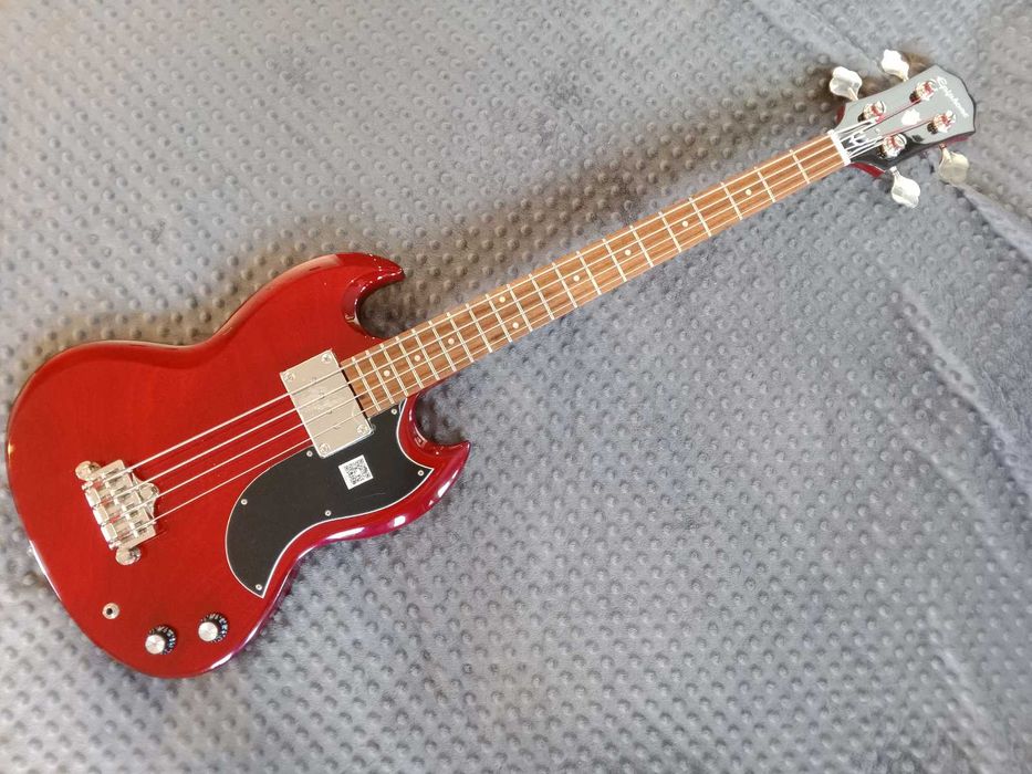 Gitara basowa Epiphone EB-0 SC bass cherry