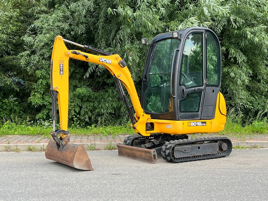 JCB MINIKOPARKA JCB 8018 3 Łyżki Stan IDEALNY